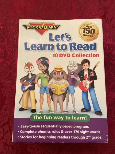 キッズ・ファミリー Let's Learn to Read 10 DVD Collection Let's Learn to Read 10 DVD Collection by Rock 'N Learn