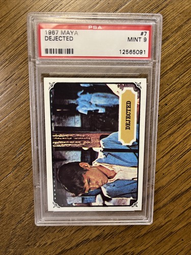 1967 MAYA #7 Dejected PSA 9 MINT | eBay