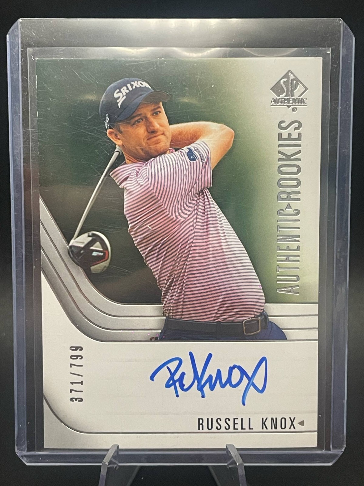 2021 SP Authentic Authentic Rookies Russell Knox Rookie Auto /799 #74
