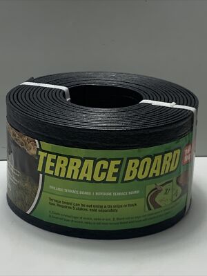 Master Mark Terrace Board 4'' X 20' Black Coil