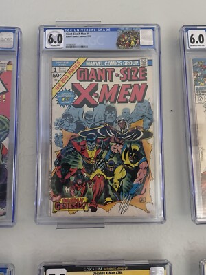 Giant-Size X-Men #1 (Marvel Comics May 1975) Cgc 6.0 Custom Label Pristine Slab