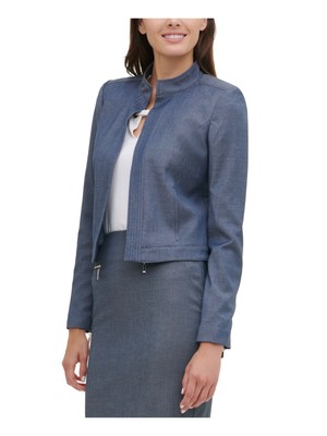

TOMMY HILFIGER Женский синий пиджак на молнии на работу, H96JD379