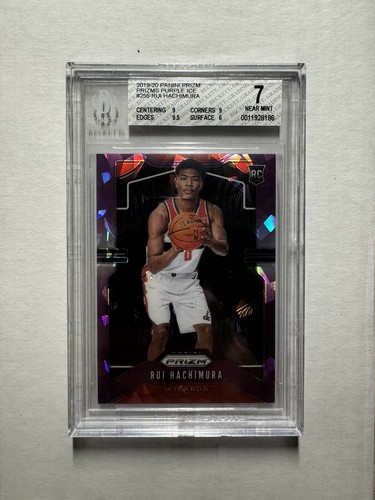 Rui Hachimura 2019-20 Panini Prizm #255 Purple Ice Rookie
