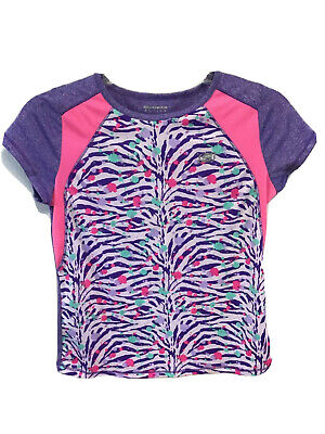 Sketchers Active Girls 14/16 top purple stretch pullover