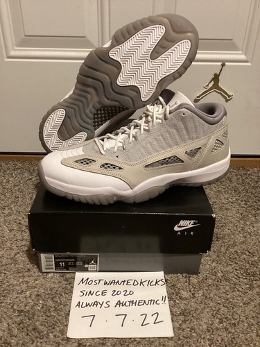 シューズ(男性用) NIKE AIRJORDAN11 RETRO LOW IE DS 2023 Nike Air Jordan Retro 11 Low IE Light Orewood Brown Men's