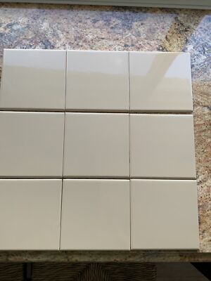 6'' X 6'' BULLNOSE COLOR CAMEL BRIGHT BY US CERAMIC TILE/ROCA TILE--PRICE PER PC