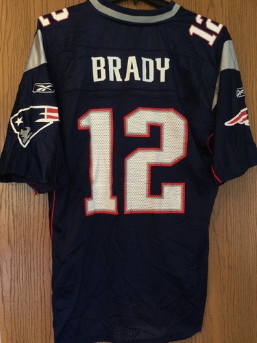 Tom Brady - #12 - New England Patriots- Jersey Shirt - Blue