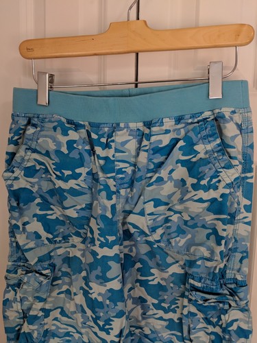 Kid's Youth L.L. Bean Camouflage Pants Blue Size 16