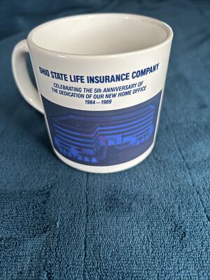 Houze Magic Color Mug Ohio State Life Ins. Co. 5th Anniversary 