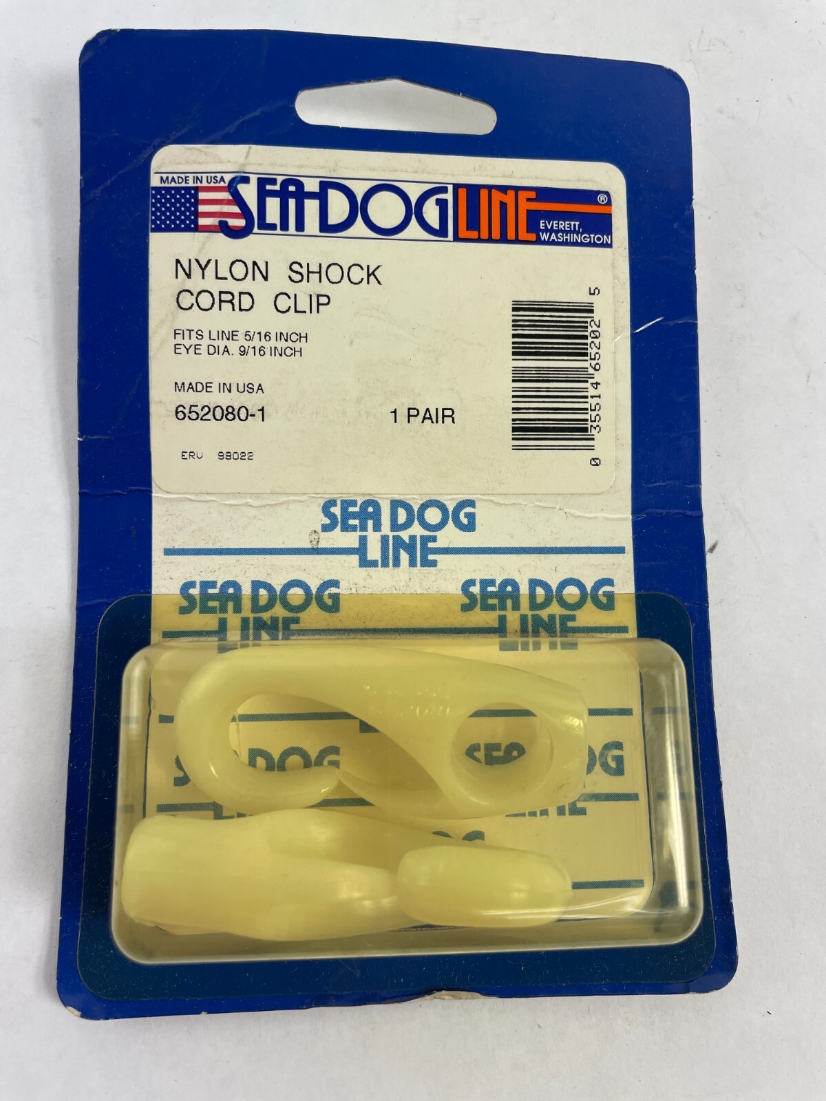 Sea Dog Line Nylon Shock Cord Clip Fits Line 5/6 Inch Eye Dia ...