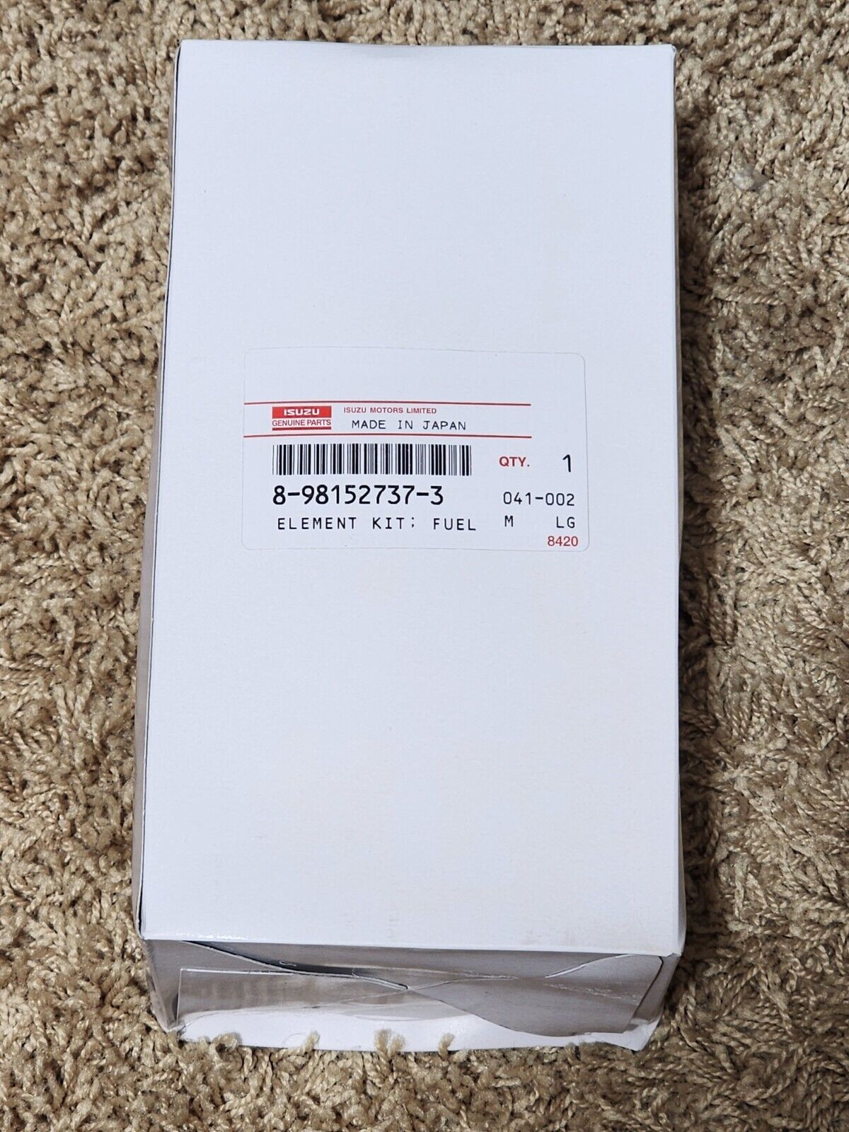 Isuzu 8981527373 Fuel Filter kit for 6HK1 engines 8-98152737 Isuzu 8981527373 Fuel Filter kit for 6HK1 engines 8-98152737
