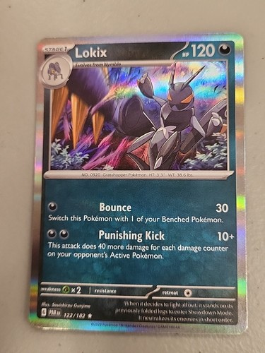 ★Tsuki★　 X-M1 Lokix 122/182 Paradox Rift Holo Rare Pokémon - NM/MINT | eBay