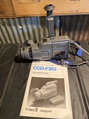 Vintage 90's Sony Handycam CCD-F302 Video 8 Camera Parts Or Repair