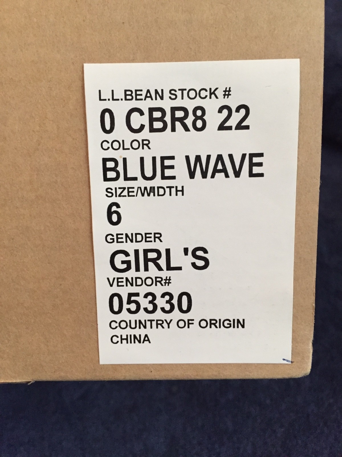 NIB LL BEAN Blue Wave Adventure MARY JANE Shoes SIZE 6 GIRLS SNEAKER