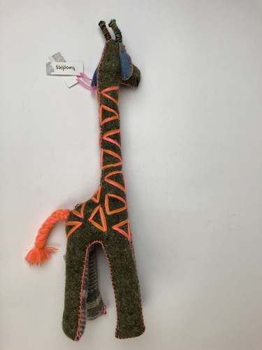 New Twoolies Giraffe Plush Handmade Decorative Wool Animal NWT Baby Decoration