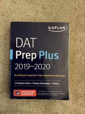 Kaplan DAT Prep Plus 2019-2020 