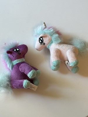 Set Of 6 Think Geek Mini Unicorn Jointed Plush 5  New