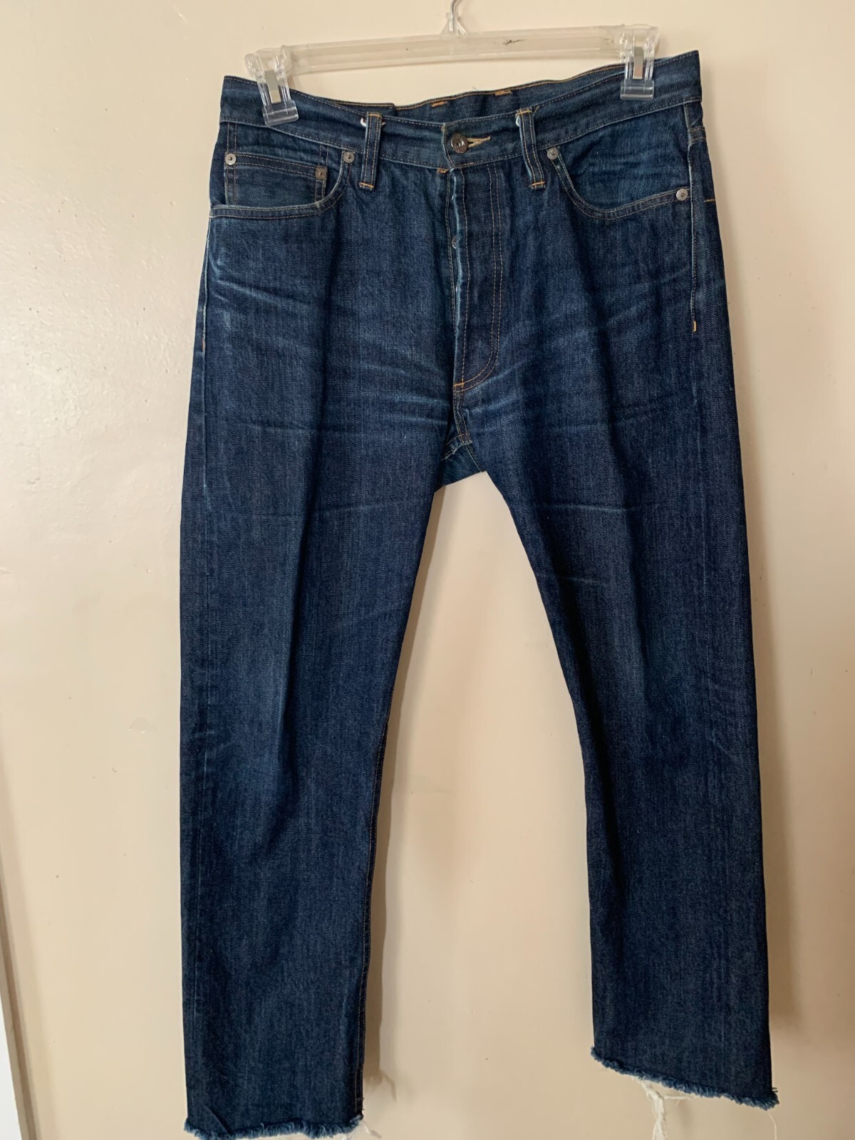 【新品未使用】セットアップ　Selvage Denim INDIGO RIGID Men's 13.5 oz Gold Selvage Denim Slim Jean - Indigo
