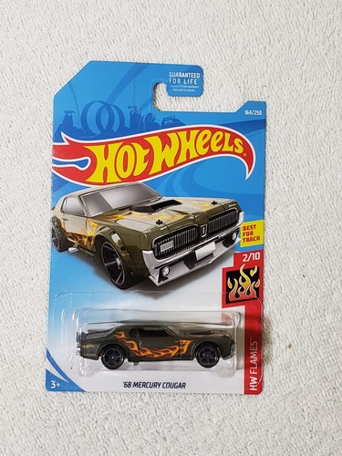 ミニカー hot wheels 68 MERCURY COUGAR HW FLAMES Amazon.com: Hot Wheels 2019 Hw Flames '68 Mercury Cougar