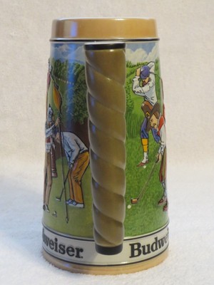 Par for the Course 1992 Budweiser Golf Sports Stein Mug Anheuser Busch
