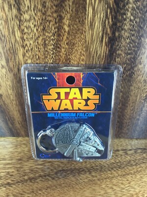 Qmx Caliber Star Wars Millennium Falcon Metal Keychain 2015