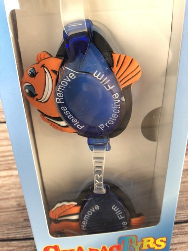 TYR Kids Qualifier CharaTYR Swim Goggles NEW - Orange Clown Fish Nemo