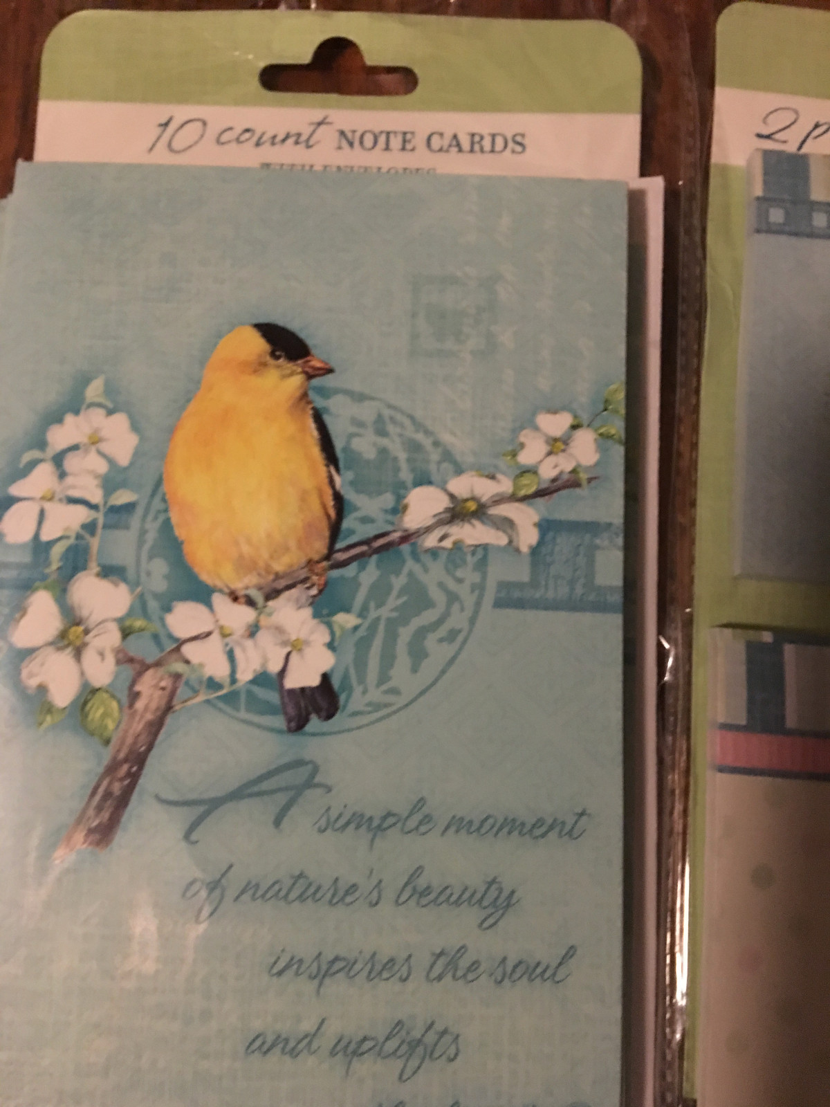 cardinal and robin stationary: notepad, journal, sticky notes, and cards audubon