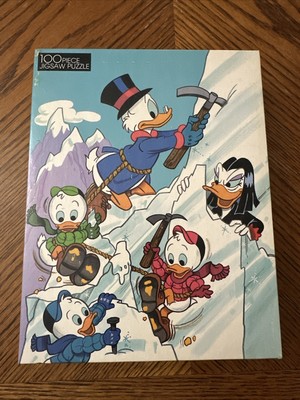 Duck Tales Jigsaw Puzzle NOS 1986 Disney 10 Pieces SEALED Climbing Mountain VTG