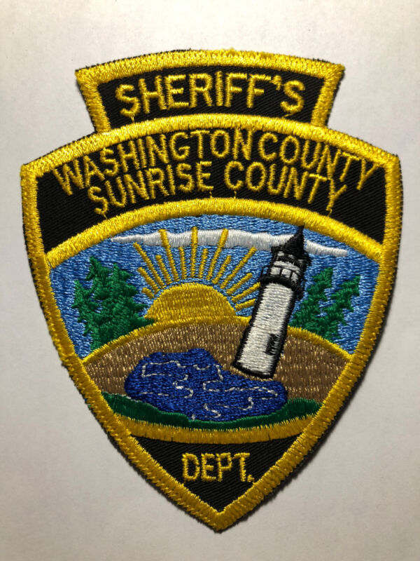 Obsolete ~ Washington and Sunrise County Sheriff’s Patch ~ Maine