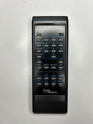 Curtis Mathes RD-1053E CRT TV / VCR Remote Control, Black - OEM for A2656RL