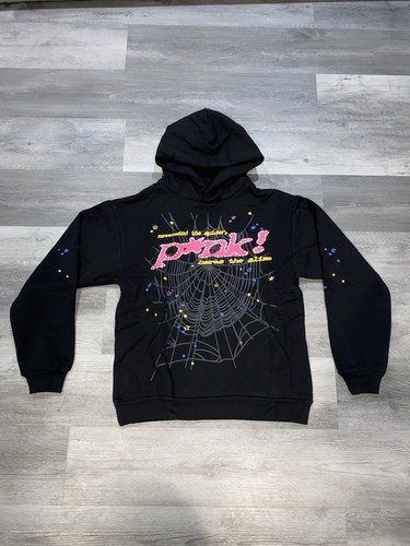 Sp5der Pink Hoodie 'Black' | eBay