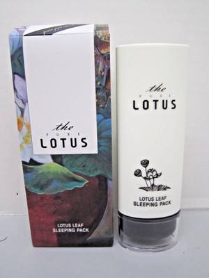 The Pure Lotus Leaf Extract Sleeping Pack 2.36oz Night-Mask brighten Hydrate