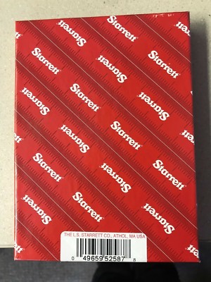 STARRETT 8PC DRIVE PIN PUNCH SET IN CASE #S565PC  #52587 