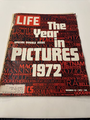 Life Magazine The Year In Pictures 1972 | eBay