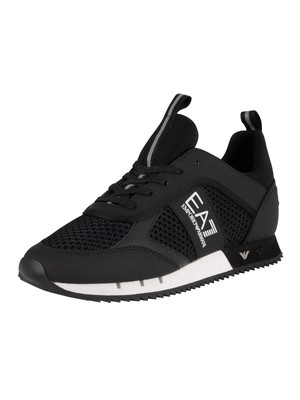 EA7 EA7 HERREN GEWEBTE TRAINER, SCHWARZ