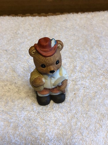 Homco German Hiking Bear Figurine