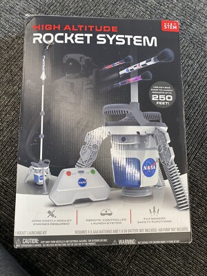 TOY ROCKET LAUNCHER STEM HIGH ALTITUDE SYSTEM NASA KIT 250 feet!  REMOTE CONTROL