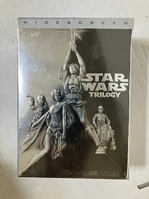 Star Wars Trilogy + Bonus Special Feature Wide Screen DVD Collection Sealed 2004