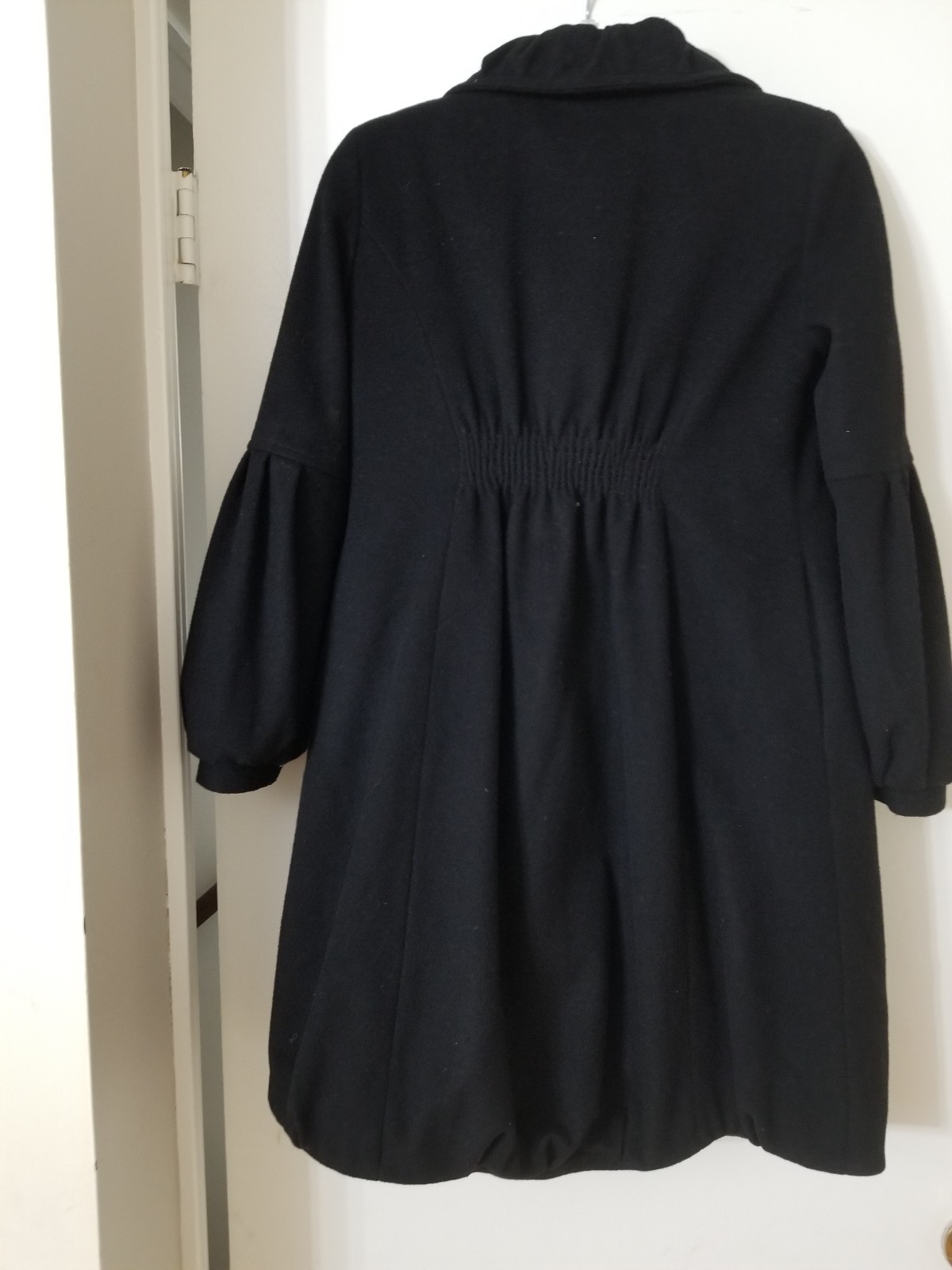 VALMAX Italy Girls Black Wool Coat size 85/  Size USA 10