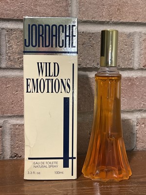 JORDACHE WILD EMOTIONS Eau de Toilette Spray 3.3 oz. Full OOP 1980s 