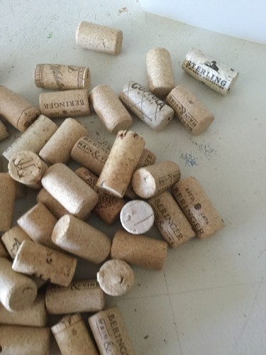 Natural USED assorted Wine Corks Lot of 100 plus for crafts