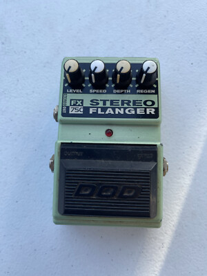 DOD Digitech FX75C Stereo Analog Flanger Rare Vintage Guitar Effect Pedal