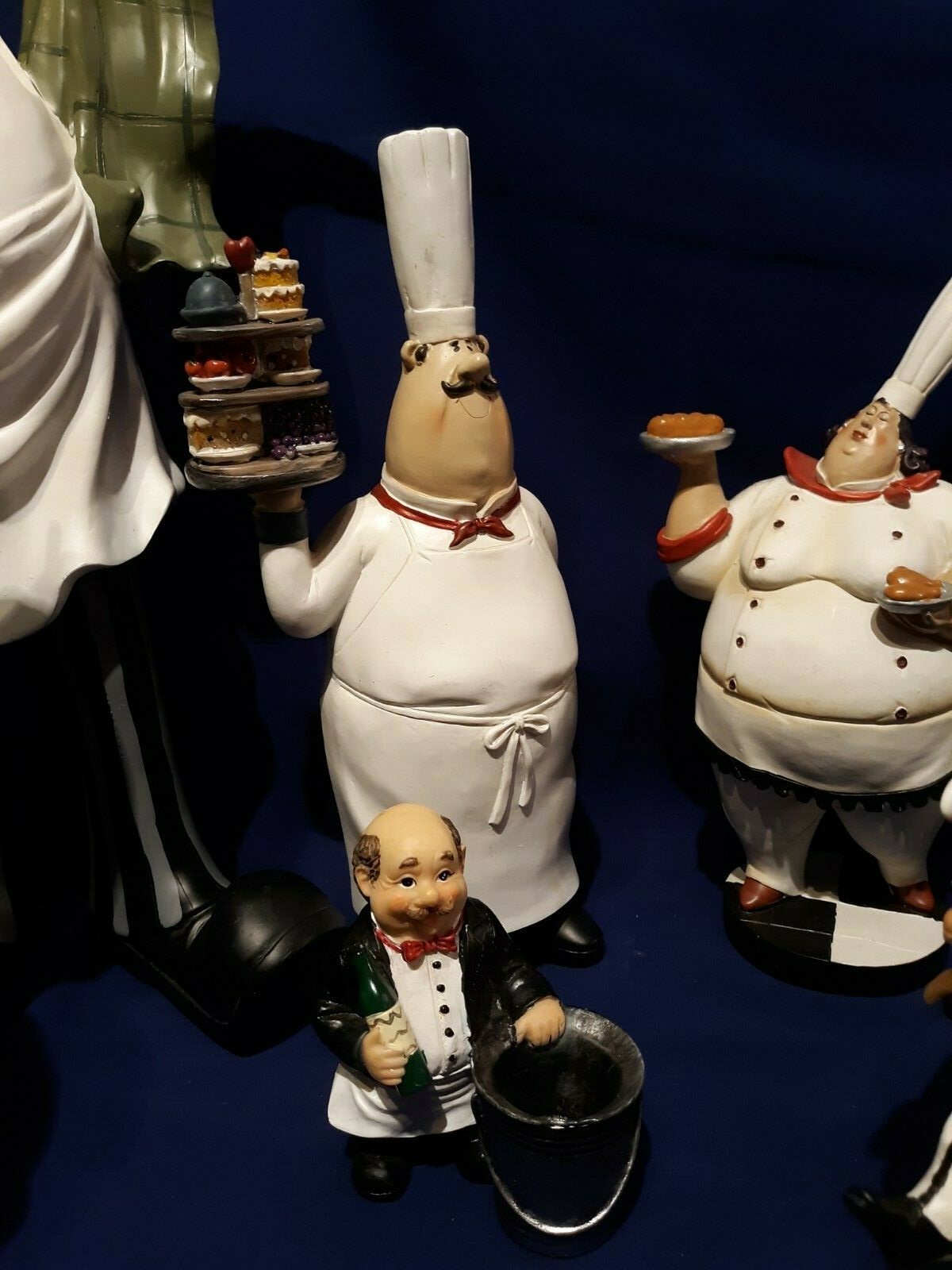 Italian Kitchen/Restaurant Chef Figurine Set