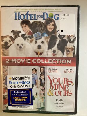 Hotel for Dogs / Yours, Mine & Ours (DVD,2018,2-Disc,Widescreen) BRAND NEW! K