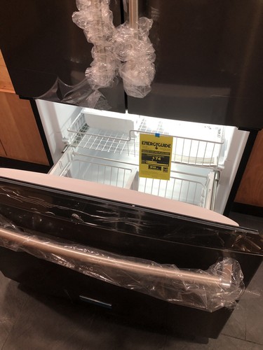 Kitchenaid 36” 25cu Standard Depth Black Stainless Steel Refrigerator