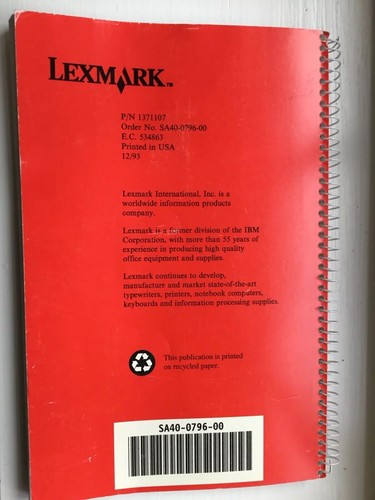 IBM Wheelwriter 1500 User’s Guide