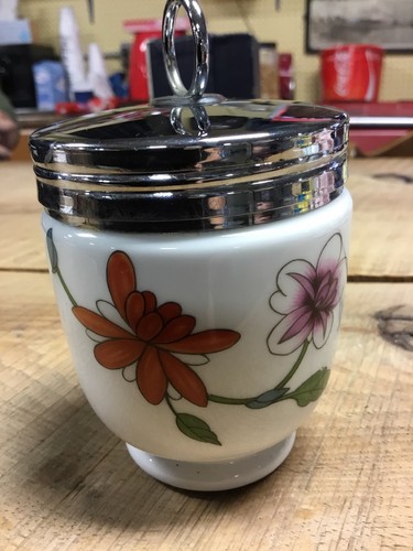 Vintage Royal Worcester Single Egg Coddler Astley Series Recipe Book, Box #44