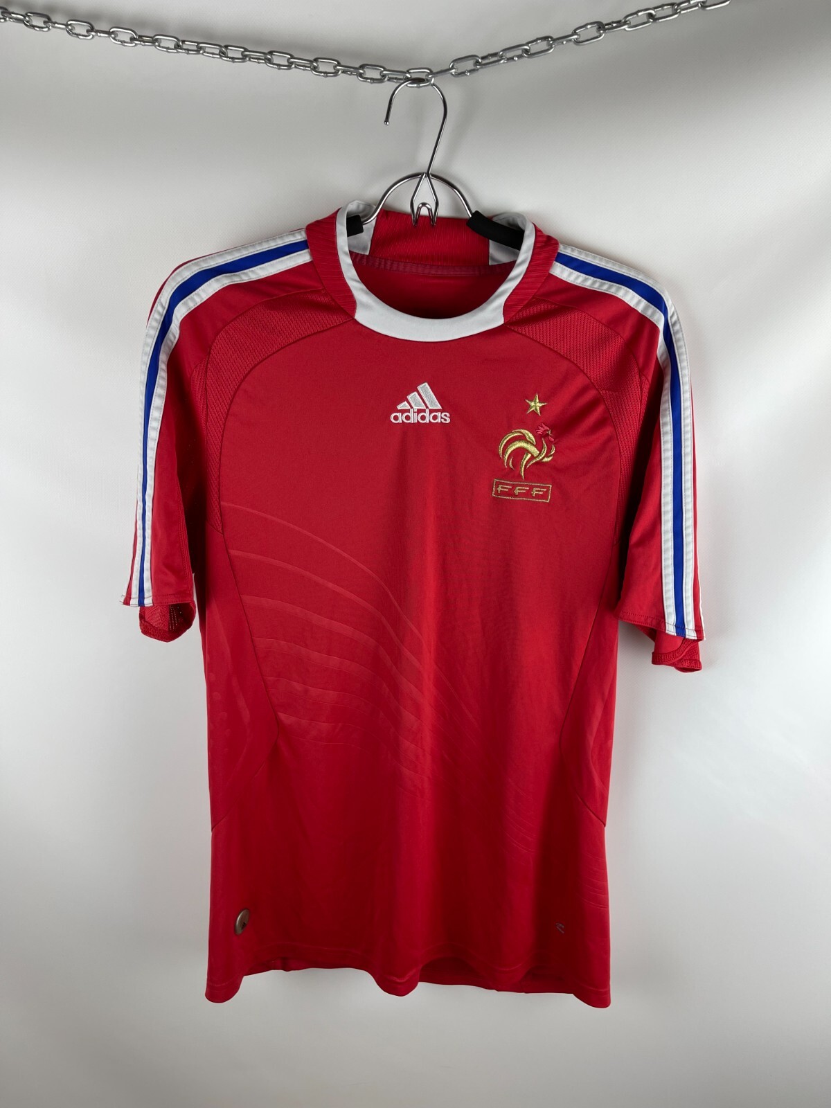 adidas　2008-2009　フランス代表　ユニフォーム　美品　NASRI adidas 2008-2009 フランス代表 ユニフォーム 美品 NASRI - メルカリ