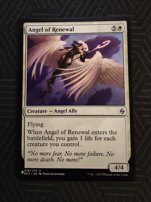 mtg angel of renewal mystery booster