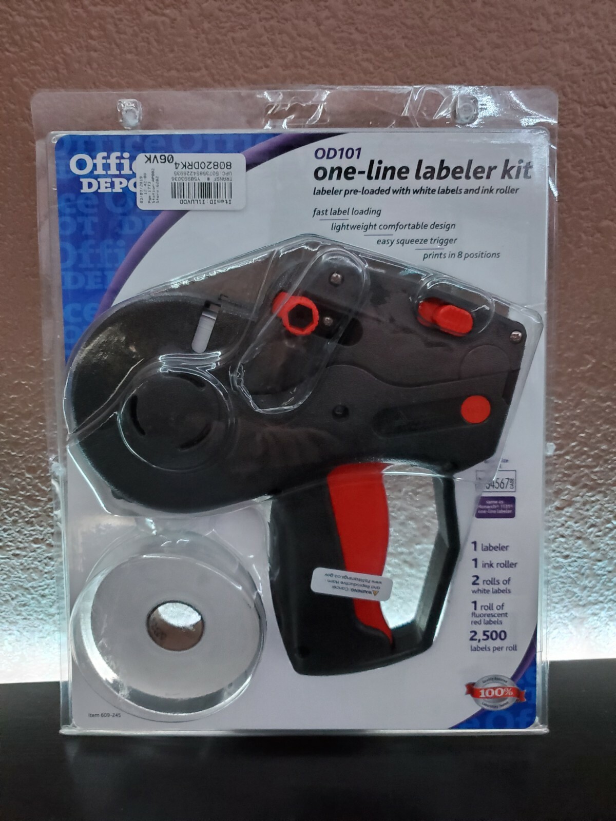 Купить Пистолеты для этикеток Office Depot OD101 one/line Labeler Kit в